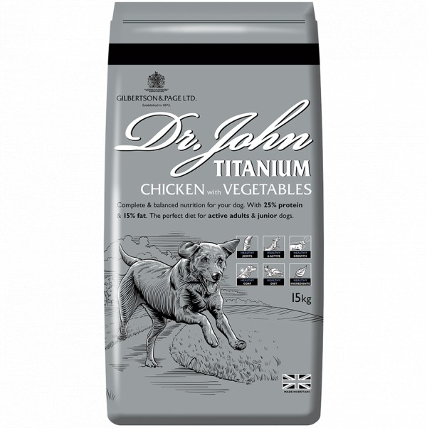 Dr. John Titanium (Chicken with vegetables) 15kg