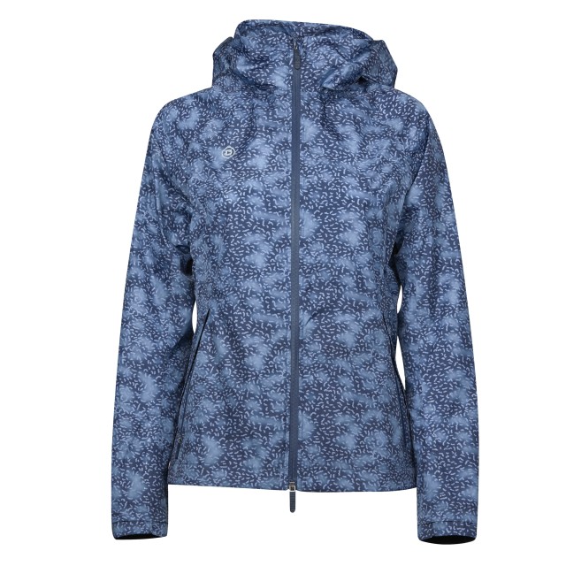 Dublin Ladies Cortina Printed Waterproof Jacket (Blueberry Navy Print)