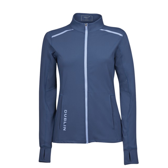 Dublin Ladies Kendra Full Zip Tech Training Jacket (Blueberry Navy)