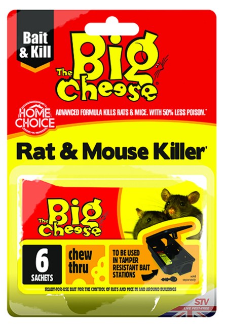 The Big Cheese Rat & Mouse Killer Grain Bait