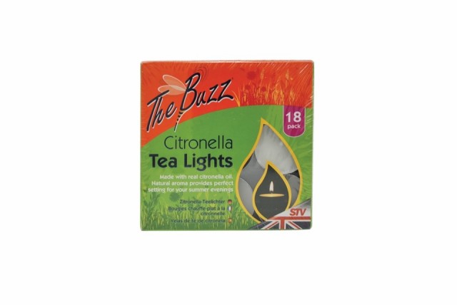 Buzz Citrnl Tea Lights (18pk)