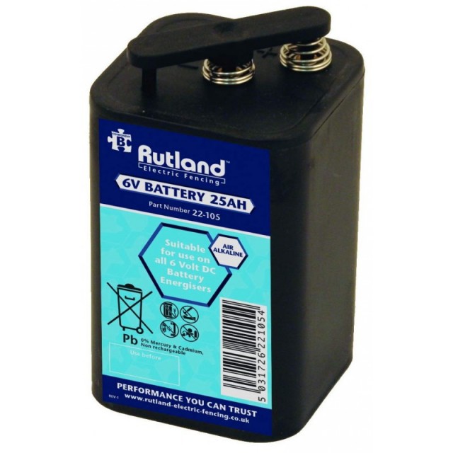 Rutland Battery 6V 25Ahr