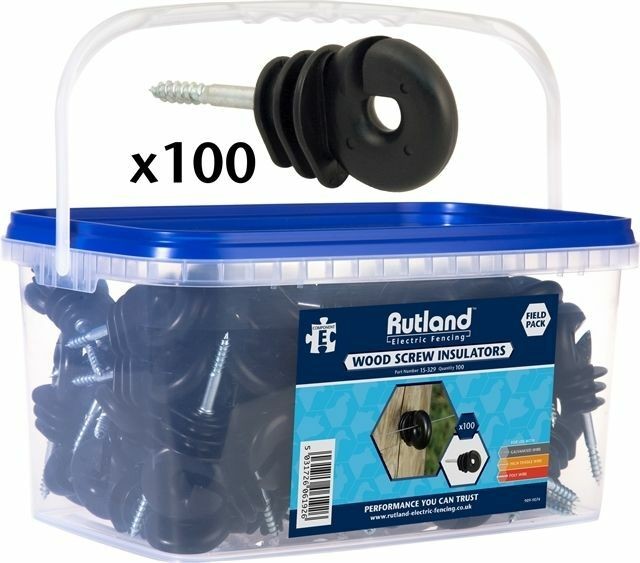 Rutland Bucket Wood Screw Insulators