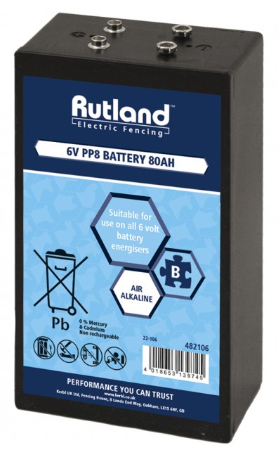 Rutland Twin PP8 Battery 6V 80Amp