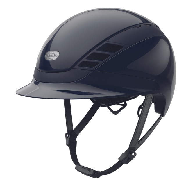 Abus x Pikeur AirLuxe Pure Riding Hat (Shiny Midnight Blue) *EX Tradestand Stock*