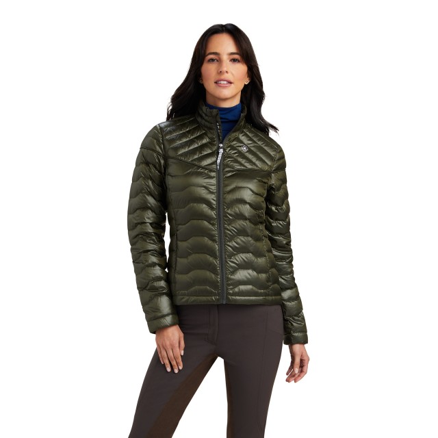 Ariat Womens Ideal Down Jacket (Forest Mist)