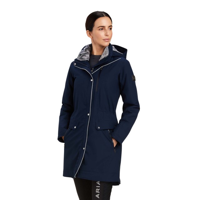 Ariat Womens Tempest Insulated H2O Parka (Navy)