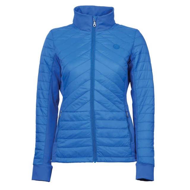 Dublin Ladies Lia Hybrid Quilted Jacket (Cobalt)