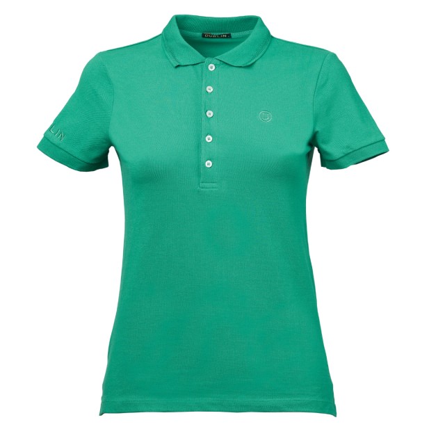 Dublin Ladies Lily Cap Sleeve Polo (Emerald)