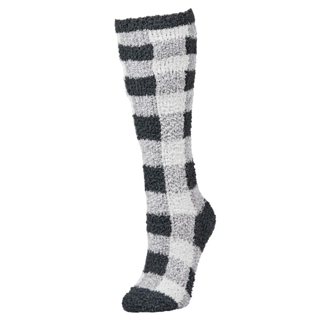 Dublin Cosy Socks (Black Check)