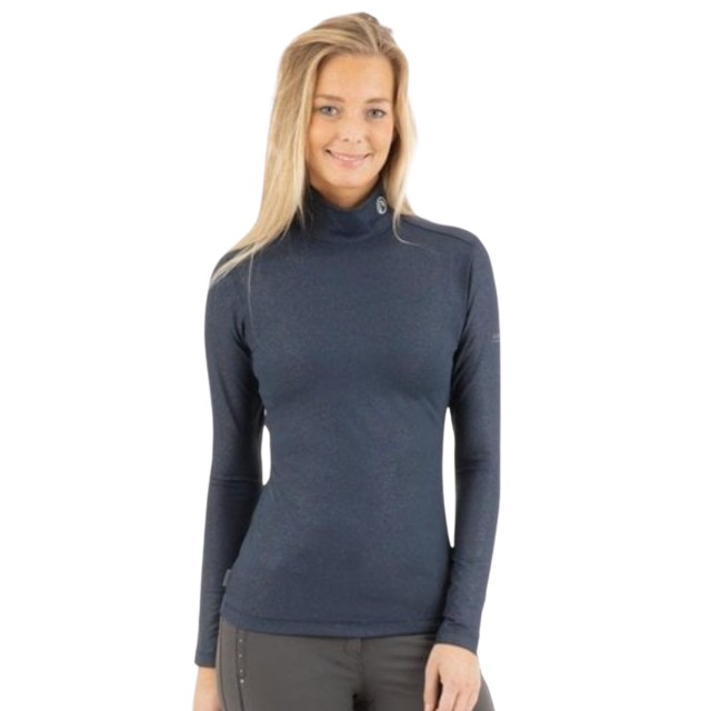 Anky Ladies Mockneck Sparkle Baselayer (Dark Navy)