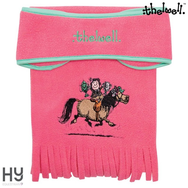 Thelwell Trophy Headband/Scarf Set (Mint/Pink)