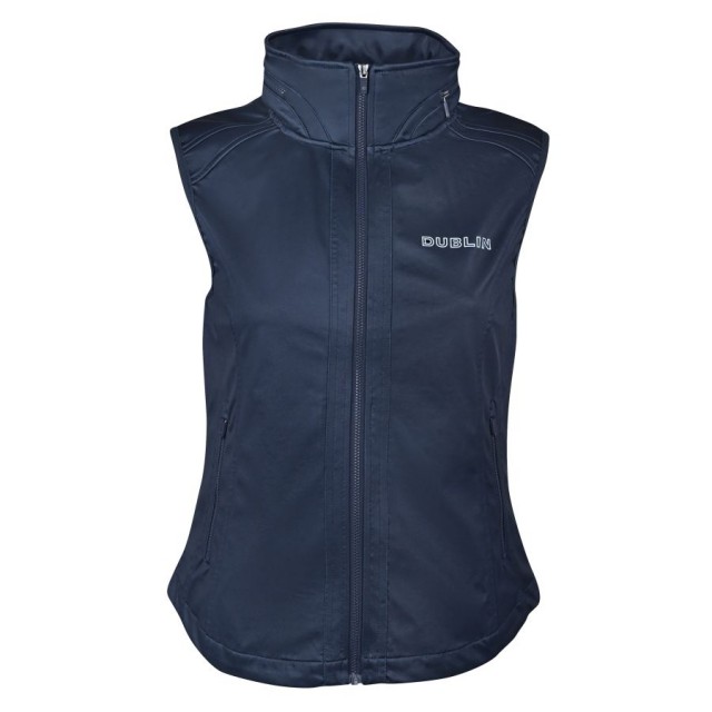 Dublin Ladies Chandler Soft Shell Vest (Ink Navy)