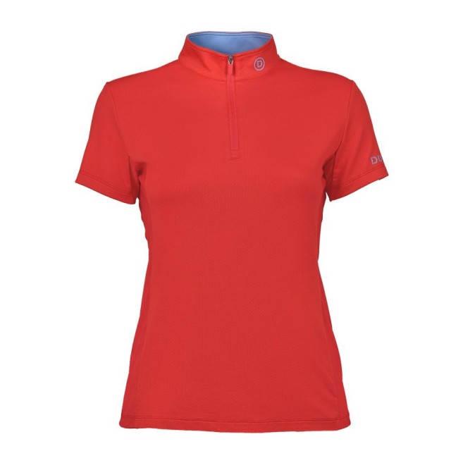 Dublin Ladies Airflow Short Sleeve Top (Coral)