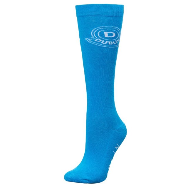 Dublin Adults Logo Socks (Ocean)