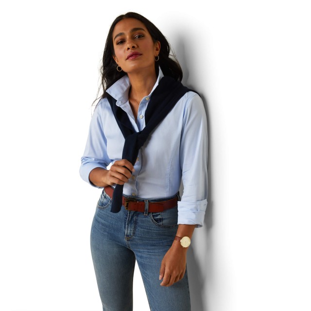 Ariat Womens Tomales Shirt (Powder Blue)