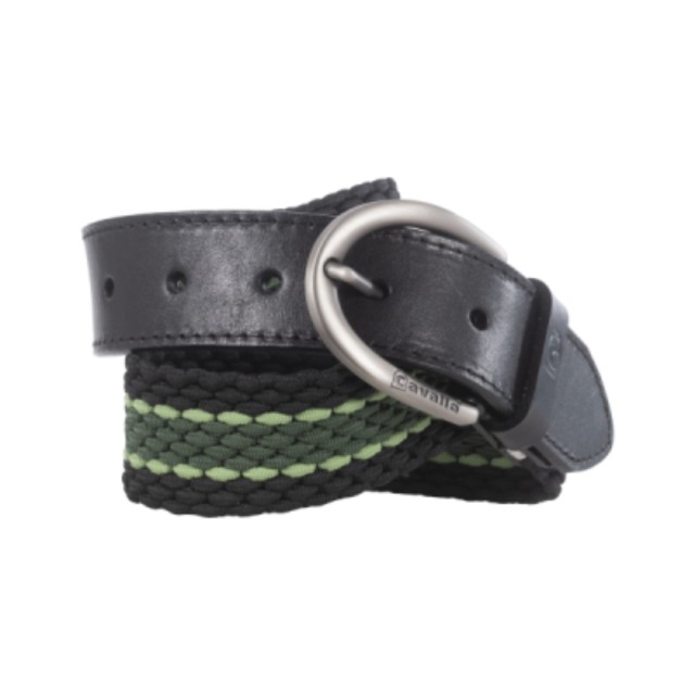 Cavallo Tine Elastic Belt (Black/Green)