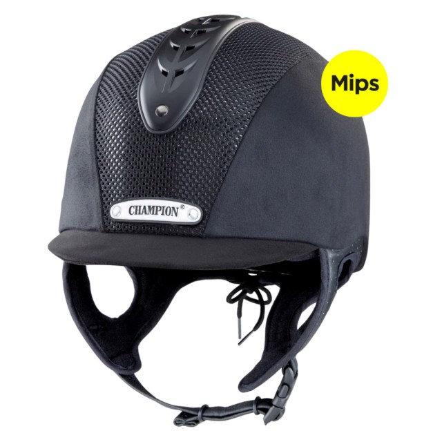Champion Revolve Junior X-Air Nova Riding Helmet with MIPs (Black)