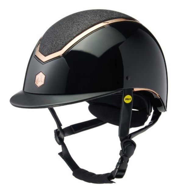 EQx Kylo Riding Helmet Standard Peak (Black Gloss) MIPS