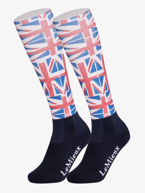 LeMieux Junior Footsies Socks (Union Jacks)