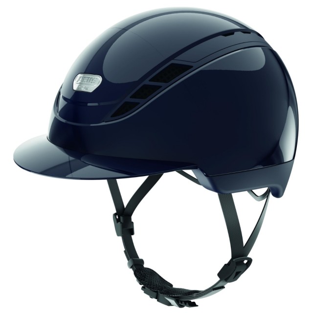 Abus x Pikeur AirDuo Riding Hat (Shiny Midnight Blue)