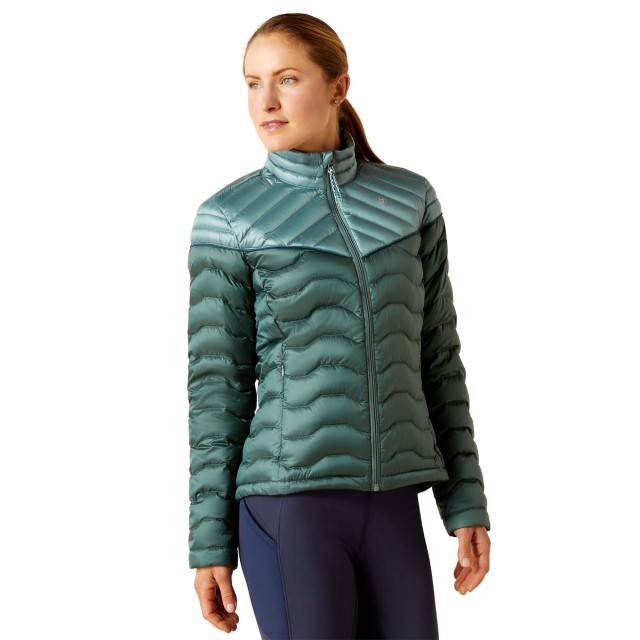 Ariat Womens Ideal Down Jacket (Arctic/Silver Pine)