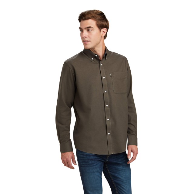 Ariat Mens Clement Shirt (Earth Heather)