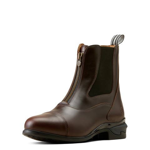 Ariat Mens Devon Axis Pro Zip Paddock Boots (Waxed Chocolate)