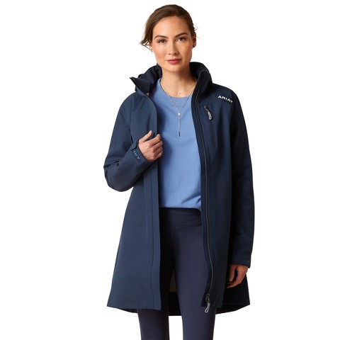 Ariat Womens Coastal Long H2O Parka (Navy Eclipse)