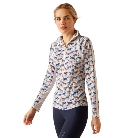 Ariat Womens Sunstopper 3.0 Base Layer (Painted Ponies)