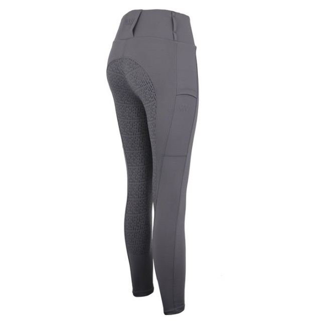 Woof Wear Ladies All Season Riding Tights - Full Seat (Dove Grey)