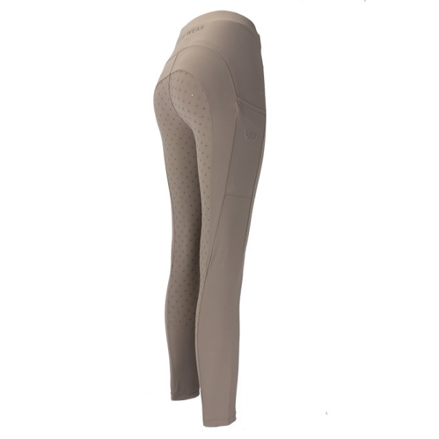 Woof Wear Ladies Original Lite Riding Tights - Full Seat (Stone)