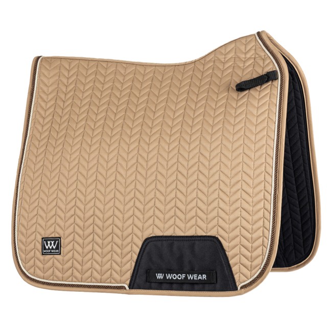 Woof Wear Herringbone Dressage Saddle Cloth (Caramel)