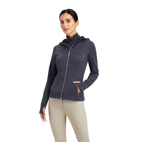 Ariat Women's Lumina Full Zip Hoodie (Ebony)