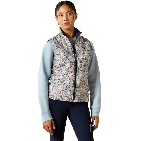 Ariat Youth Bella Insulated Reversible Gilet (Posey Pony Print)