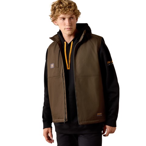 Ariat Men's Rebar DuraCanvas Gilet (Wren)