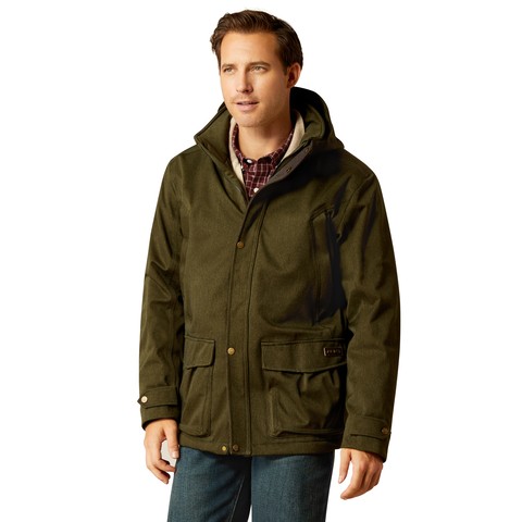 Ariat Men's Rhodium Waterproof Insulated Parka (Rosin)
