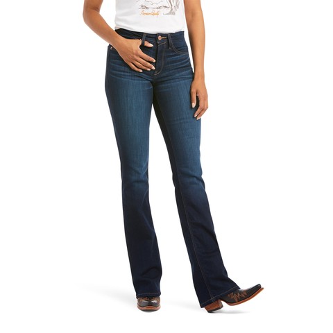 Ariat Women's R.E.A.L High Rise Ballary Boot Cut Jean (Pennsylvania)