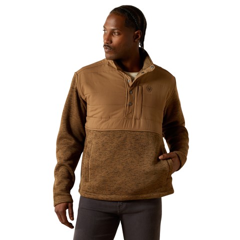 Ariat Men's Caldwell Reinforced Snap Sweater (Khaki)