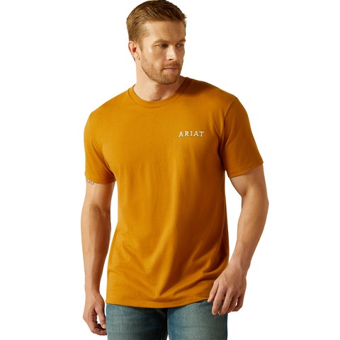 Ariat Men's Scorpion Seal T-Shirt (Bone Brown)