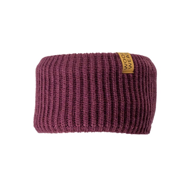 Woof Wear Ribbed Headband (Plum)