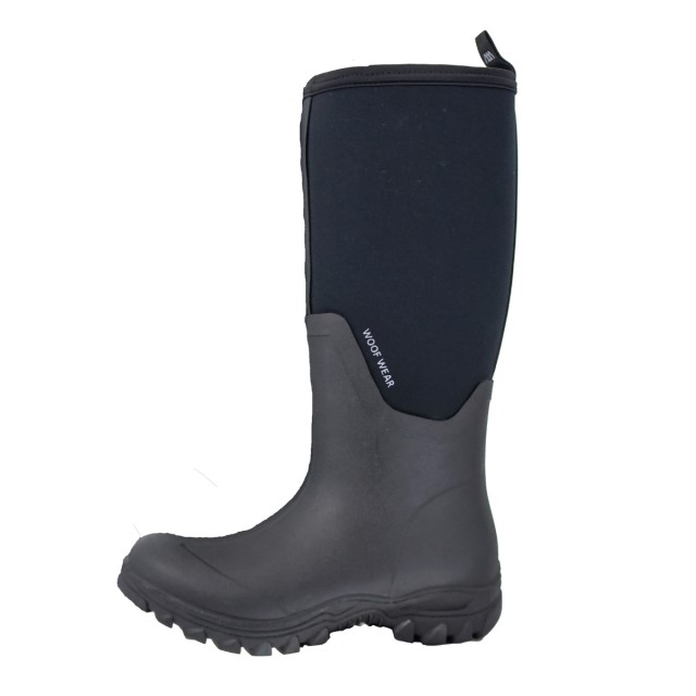 NEW - Woof Wear Adult's Long Work Boots (Black)
