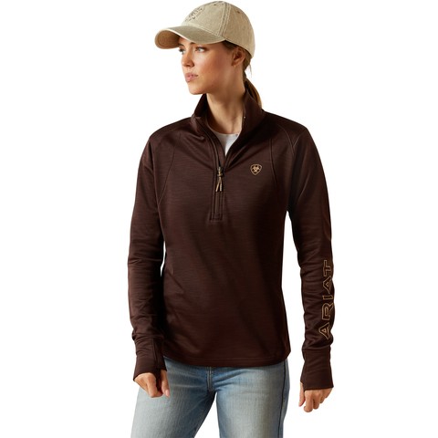 Ariat Women's Team EQ 1/2 Zip Pullover (Java)