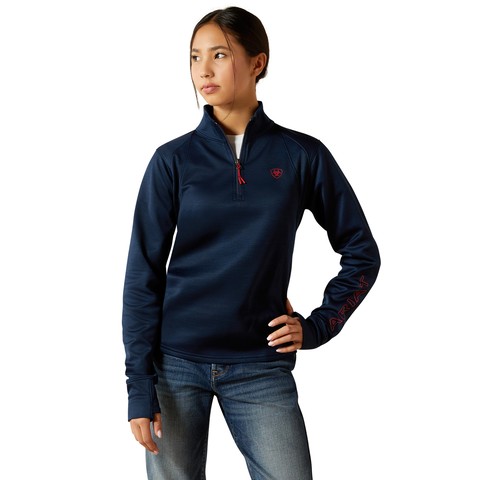 Ariat Youth Team EQ 1/2 Zip Pullover (Navy)
