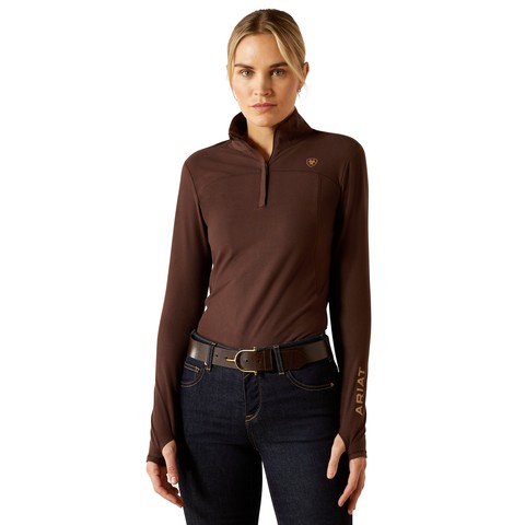 Ariat Women's Lowell 3.0 1/4 Zip Baselayer (Java)