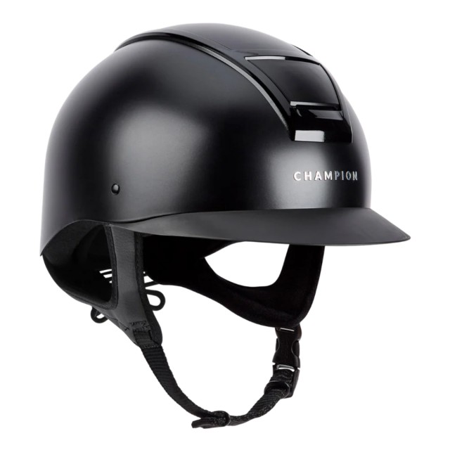 Champion Oval Insight Peaked Helmet (Matt Black)
