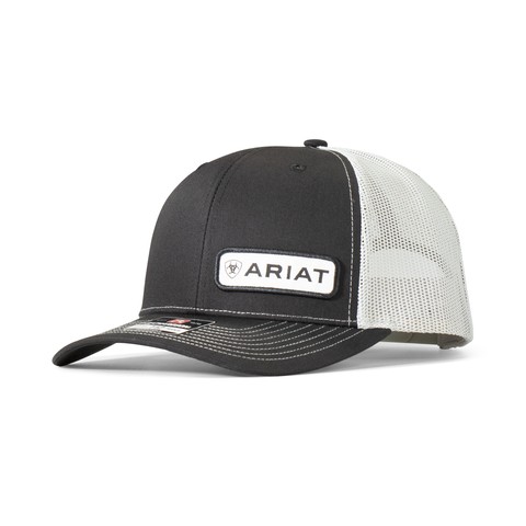 Ariat Men's Logo Cap (Black/White)