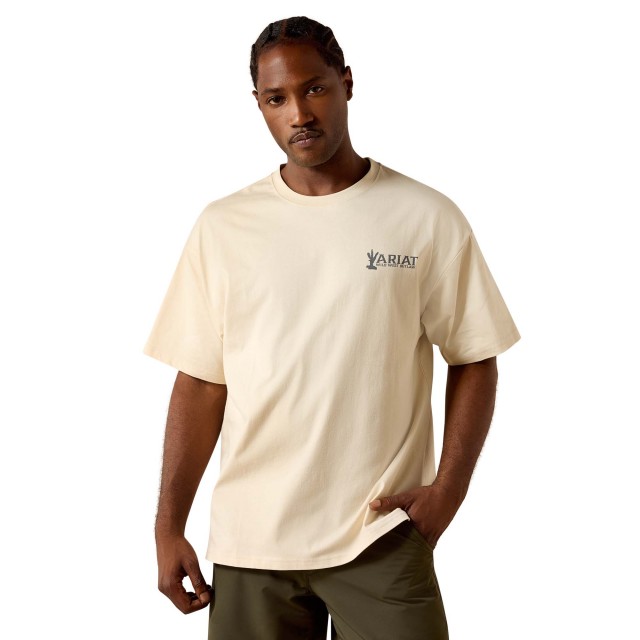 Ariat Mens The Wicked Boxy T Shirt (Sandshell)