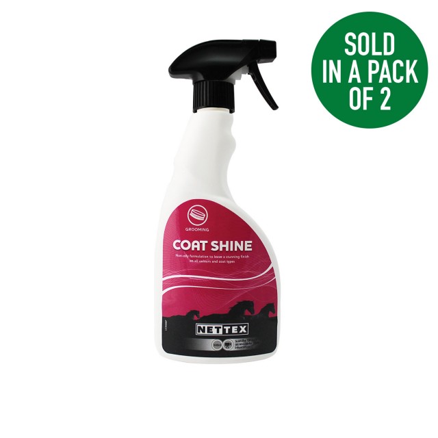 Nettex Coat Shine Spray 500ml (2 Pack)