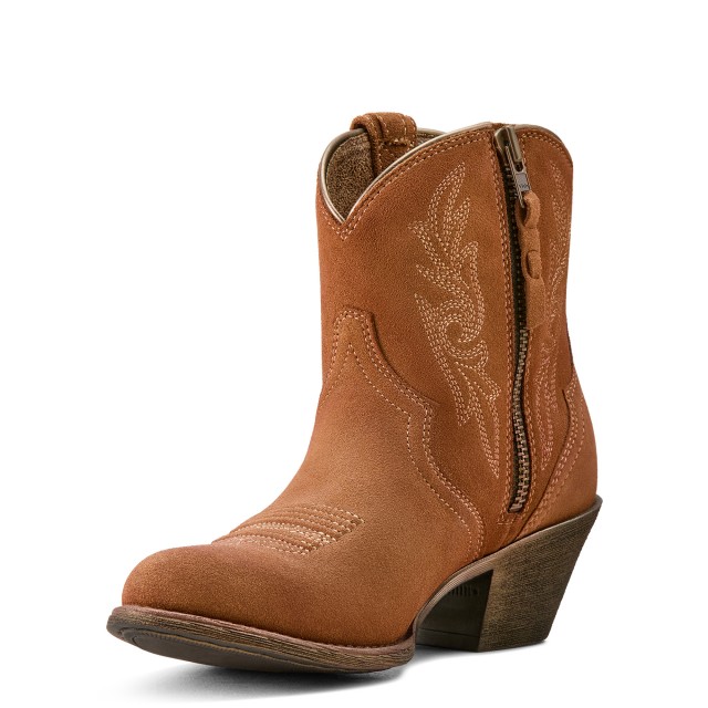 Ariat Women's Harlan Western Boot (Walnut Suede)